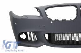 Пълен комплект за каросерия, подходящ за BMW F10 5 Series (2011-2014) M-Technik Дизайн с проектори за фарове за мъгла дим-image-6028483