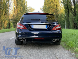 Накрайници за ауспух подходящи за Mercedes M-Class W166 (2012-2015) CLS-Class W218 Facellift CLS63 Хром Edition-image-6045332