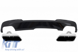Пълен комплект за каросерия, подходящ за BMW F10 5 Series (2014-up) Facelift LCI M-Technik 550i Дизайн Brilliant Черен Edition-image-6038555