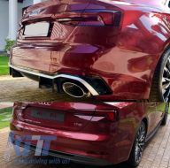 Задна Броня, подходяща за Audi A5 F5 (2017-up) Quattro RS5 Дизайн-image-6033430
