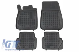 image-19-Rubber Car Floor Mats Black suitable for Ford Fiesta MK7 (2017-up) Ecosport II (2012-) Ford Puma (2019-)