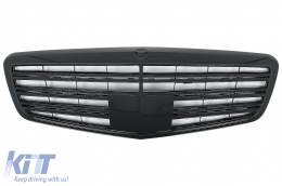 Комплект за тяло, подходящ за Mercedes S-Class W221 (2005-2011) с Предна Решетка Piano Black и Накрайници за ауспух-image-6030213