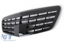 Комплект за тяло, подходящ за Mercedes S-Class W221 (2005-2011) с Предна Решетка Piano Black и Накрайници за ауспух-image-6030214
