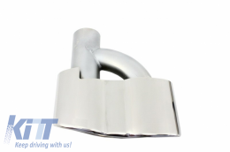 Комплект за тяло, подходящ за Mercedes S-Class W221 (2005-2011) с Предна Решетка Piano Black и Накрайници за ауспух-image-6030218