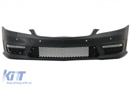 Боди комплект, подходящ за MERCEDES Benz W221 2005-2011 A-Design с Централна решетка Piano Black и Накрайници за ауспух Черен Edition-image-6030314