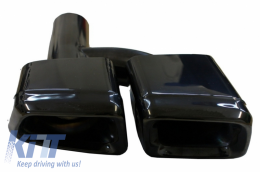 Боди комплект, подходящ за MERCEDES Benz W221 2005-2011 A-Design с Централна решетка Piano Black и Накрайници за ауспух Черен Edition-image-6030323