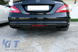 Боди комплект, подходящ за MERCEDES Benz W221 2005-2011 A-Design с Централна решетка Piano Black и Накрайници за ауспух Черен Edition-image-6030327