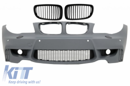 image-9-Предна Броня подходяща за BMW 1 Series E81 E82 E87 E88 (2004-2011) 1M Дизайн