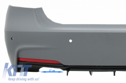 Пълен комплект за каросерия, подходящ за BMW Серия 3 F30 (2011-2014) и F30 LCI Facelift (2015-up) M-Performance дизайн с двоен двоен въздушен дифузьор-image-6033647