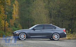 Пълен комплект за каросерия, подходящ за BMW Серия 3 F30 (2011-2014) и F30 LCI Facelift (2015-up) M-Performance дизайн с двоен двоен въздушен дифузьор-image-6033744