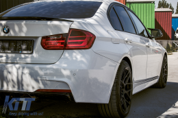 Пълен комплект за каросерия, подходящ за BMW Серия 3 F30 (2011-2014) и F30 LCI Facelift (2015-up) M-Performance дизайн с двоен двоен въздушен дифузьор-image-6070069