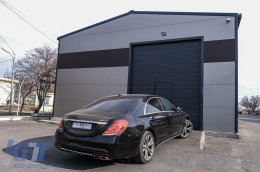 Накрайници за ауспух подходящи за Mercedes S-Class W222 E-Class W212 S212 Facelift CLS W218 SL-Class R231 E63 S63 SL65 Дизайн-image-6091101