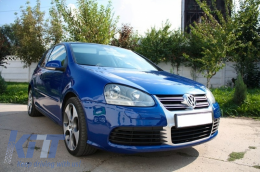 Предна Броня, подходяща за VW Golf V 5 (2003-2007) Прагове R32 Изглед Хром Grill-image-6032529