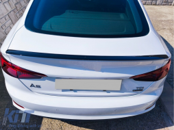 Спойлер за багажник подходящ за Audi A5 F5 Sportback Купе (2017-Up) Piano Black-image-6164861
