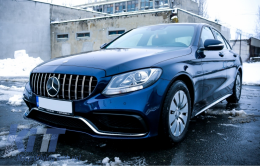 Комплект за каросерия, подходящ за Mercedes C-Class W205 Sedan (2014-2018) C63 Дизайн-image-6040687