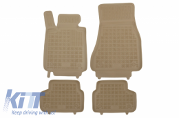 image-17-Rubber Car Floor Mats Beige suitable for BMW Series 5 G30 Sedan (2017-Up)
