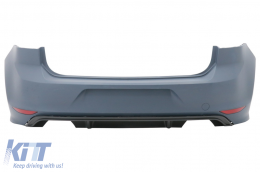 Пълен комплект каросерия + Накрайници за ауспух Quad, подходящи за VW Golf 7 VII 12+ R R20 Look-image-6033865