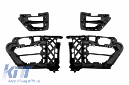 Пълен комплект каросерия + Накрайници за ауспух Quad, подходящи за VW Golf 7 VII 12+ R R20 Look-image-6033866