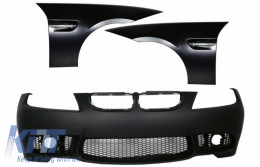 image-39-Предна Броня подходяща за BMW 3 Series E90 Sedan E91 Touring Non LCI (2004-2008) и Предни калници M3 Дизайн