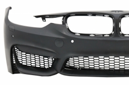 Предна Броня , подходяща за BMW 3 Series F30 F31 Non LCI & LCI (2011-2018) M3 Sport EVO Дизайн с бъбрекови Решетки двойна лента-image-6034476