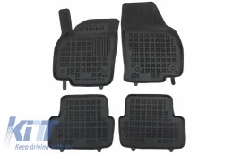 image-29-Floor mat Rubber Black suitable for VW Polo VI 2017+