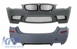 image-33-Body Kit with PDC Central Grille Piano Black M-Power Design suitable for BMW F10 5 Series 2011+ LCI&NonLCI M5 Design