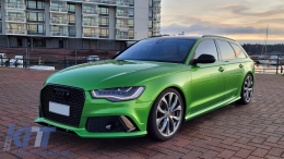 Предна Броня подходяща за AUDI A6 C7 4G (2011-2015) RS6 Дизайн с Решетка-image-6095555