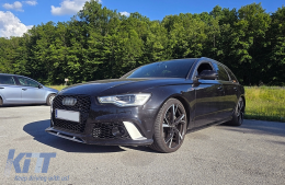 Предна Броня подходяща за AUDI A6 C7 4G (2011-2015) RS6 Дизайн с Решетка-image-6278863