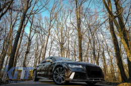 Предна Броня подходяща за Audi A7 4G Pre-Facelift (2010-2014) RS7 Дизайн с Решетка-image-6041120