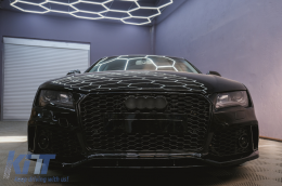 Предна Броня подходяща за Audi A7 4G Pre-Facelift (2010-2014) RS7 Дизайн с Решетка-image-6097718