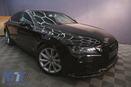 Предна Броня подходяща за Audi A7 4G Pre-Facelift (2010-2014) RS7 Дизайн с Решетка-image-6097720