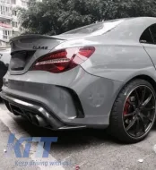 Сплитери Перки за Броня Перки Aero Side Vent Canards подходящи за Mercedes Benz CLA W117 C117 X117 (2013-2016) CLA45 A-Design Carbon Film-image-6036397