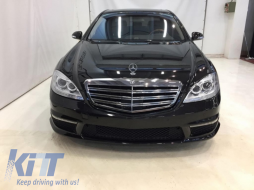 Пълен комплект за каросерия, подходящ за Mercedes S-Class W221 (2005-2011) SWB S63 S65 Дизайн-image-6036472