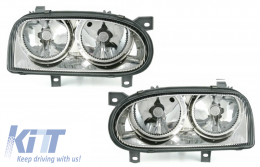 image-47-Headlights suitable for VW Golf 3 III (1992-1998) Chrome