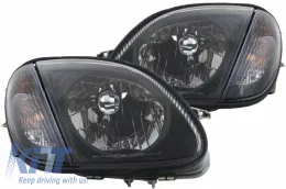 image-17-Headlights suitable for MERCEDES Benz SLK R170 (04.1996-04.2004) Black