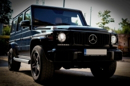 Предна Броня с Решетка подходяща за Mercedes G-Class W463 (1989-2017) G65 G63 GT-R Panamericana Дизайн-image-6038614