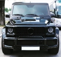 Предна Броня , подходяща за Mercedes G-Class W463 (1989-2012) с Решетка G63 GT-R Panamericana Дизайн-image-6038989