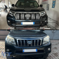 Комплект за преобразуване на тялото за Facelift , подходящ за модел TOYOTA Land Cruiser Prado FJ150 Retrofit (2010+) до (2018+)-image-6105333