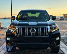 Комплект за преобразуване на тялото за Facelift , подходящ за модел TOYOTA Land Cruiser Prado FJ150 Retrofit (2010+) до (2018+)-image-6126415