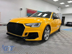 Предна Броня подходяща за Audi A4 B9 8W Лимузина Avant (2016-2018) Quattro RS4 Дизайн-image-6104531