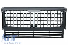 image-27-Предна Решетка подходяща за Mercedes G-Class W463 (1990-2014) GT-R Panamericana Вертикална ексклузивен Дизайн Хром