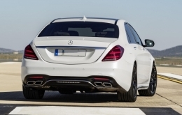 Пълен комплект за каросерия, подходящ за Mercedes S-Class W222 (2013-06.2017) Facelift S63 Дизайн и Задни светлини Full LED с последователни Динамичен Въртящи се светлини-image-6040307