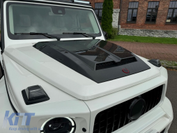 Капак на капака, подходящ за Mercedes W463 G-Class (1989-2018) Real Carbon-image-6107950