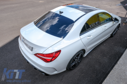Въздушен дифузьор на Задна Броня , подходящ за Mercedes CLA W117 X117 Shooting Brake (2013-2018) Facelift CLA45 Look-image-6072925
