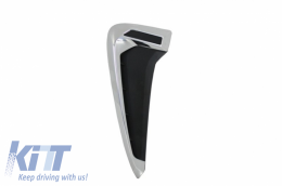 Калник и Разширители за калник подходящи за BMW X5 F15 (2014+) и Странични вентилационни отвори Решетки за калници Въздуховоди M-Design Piano Black-image-6040424