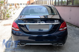 Спойлер за багажник подходящ за MERCEDES C-Class W205 (2014-2020) Блестящо черно-image-6043593