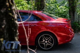 Спойлер на капака на багажника подходящ за Mercedes CLA C117 W117 (2013-2018) Блестящо черно-image-6063417