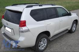 Багажници за покрив Релси на покрива Подходящ за Toyota Land Cruiser Prado F J150 (2009-нагоре) Черен-image-6044533