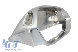 Пълни Калъфи за огледала на корпуса, подходящи за Audi A6 4G C7 (2011-2018) Лимузина Avant Extinction Aluminium RS6 Дизайн Със страничен асистент-image-6043533