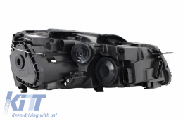 Предна Броня, подходяща за VW Golf VI 6 (2008-2013) TFSI Look с Фарове Golf 7 3D LED DRL U-Design LED Flowing Turning Light Red Stripe TFSI RHD-image-6042252